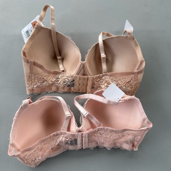 Elegant Lace Bra Set in Blush by Rene Rofe - Picture 5 of 7